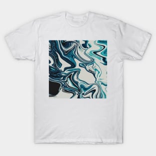 Liquid marble texture T-Shirt